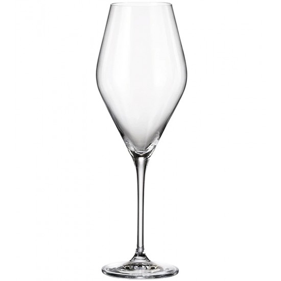 Jogo de 6 Tacas470ml 26cm Altura Loxia Cristal Ecologico Bohemia